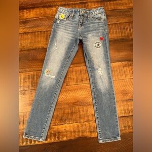 Gap denim stretchy super skinny girls